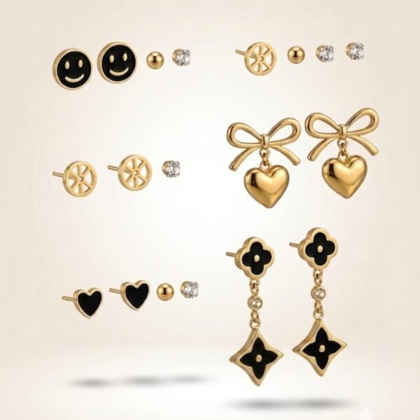 Bow Heart Drop-Tops