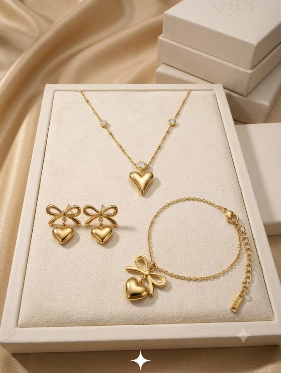 Amour Bow Heart Set - Image 4