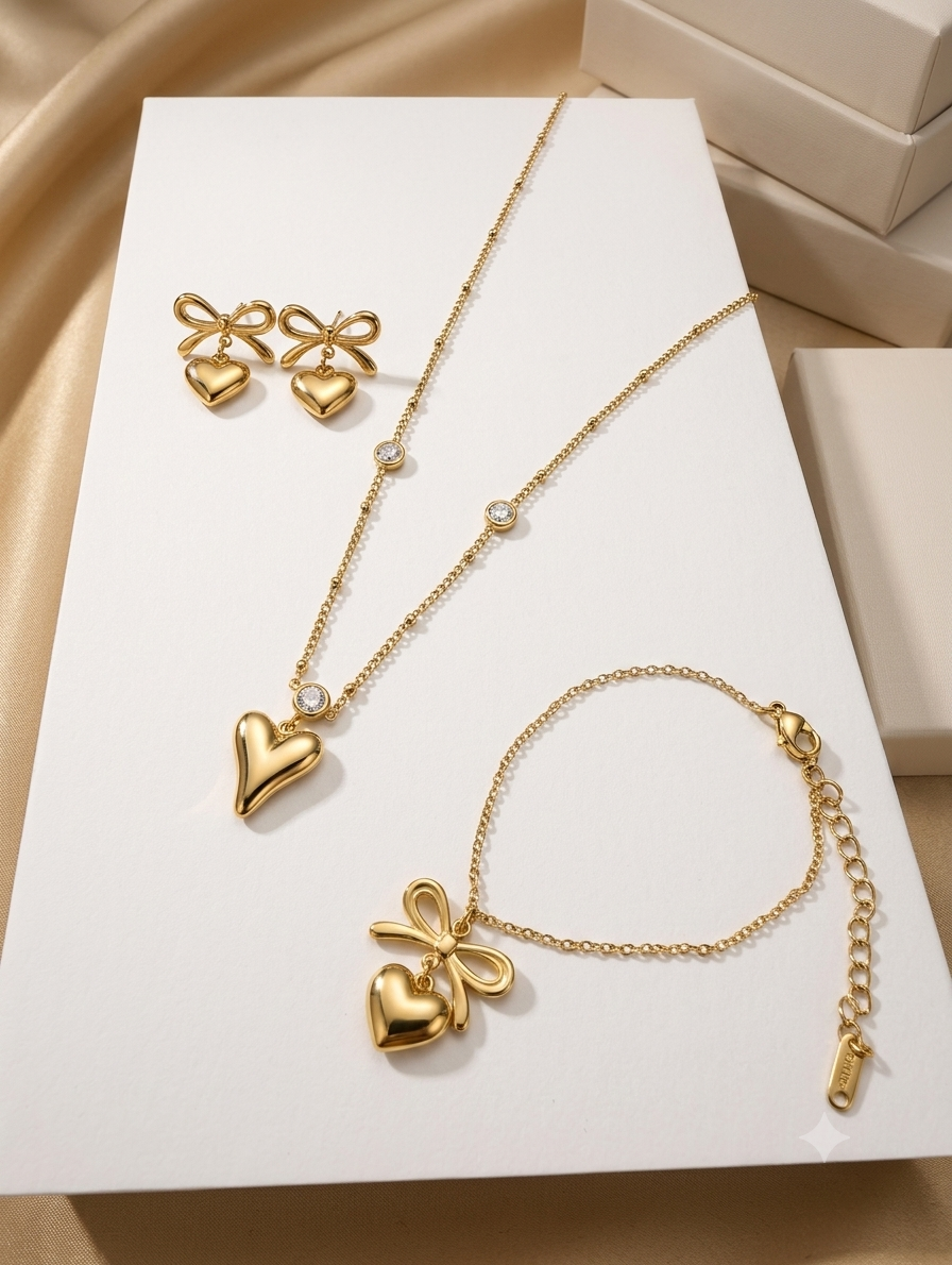 Amour Bow Heart Set - Image 3